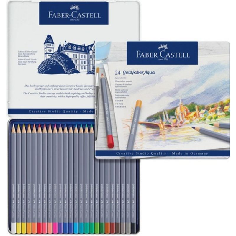 FABER-CASTELL - Lápiz Acuarelable Goldfaber Faber-Castell x24 Colores