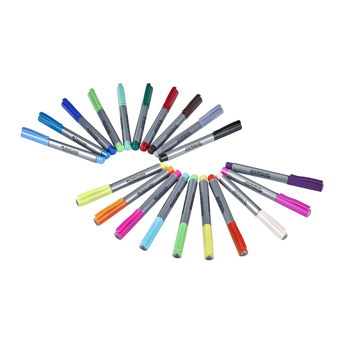 FABER-CASTELL - Marcador Multimark Plus Faber-Castell x20 Colores