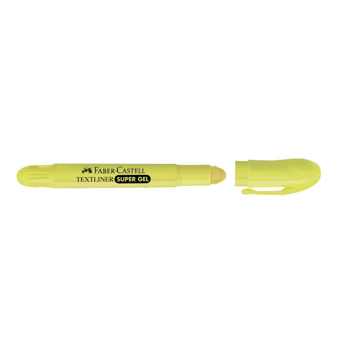 FABER-CASTELL - Resaltador Destacador Super Gel 1557 Faber-Castell Amarillo