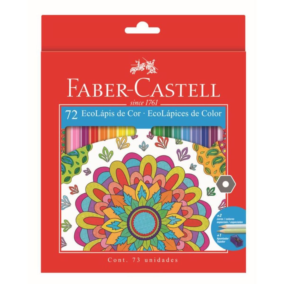 FABER-CASTELL - Lápices de Color Faber-Castell x72 Colores + Sacapuntas