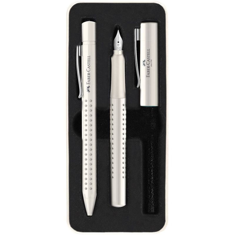 FABER-CASTELL - Pluma Estilográfica + Bolígrafo Coconut Milk Faber-Castell