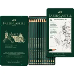 FABER-CASTELL - Lápiz Grafito Castell 9000 Arte x12 uds.