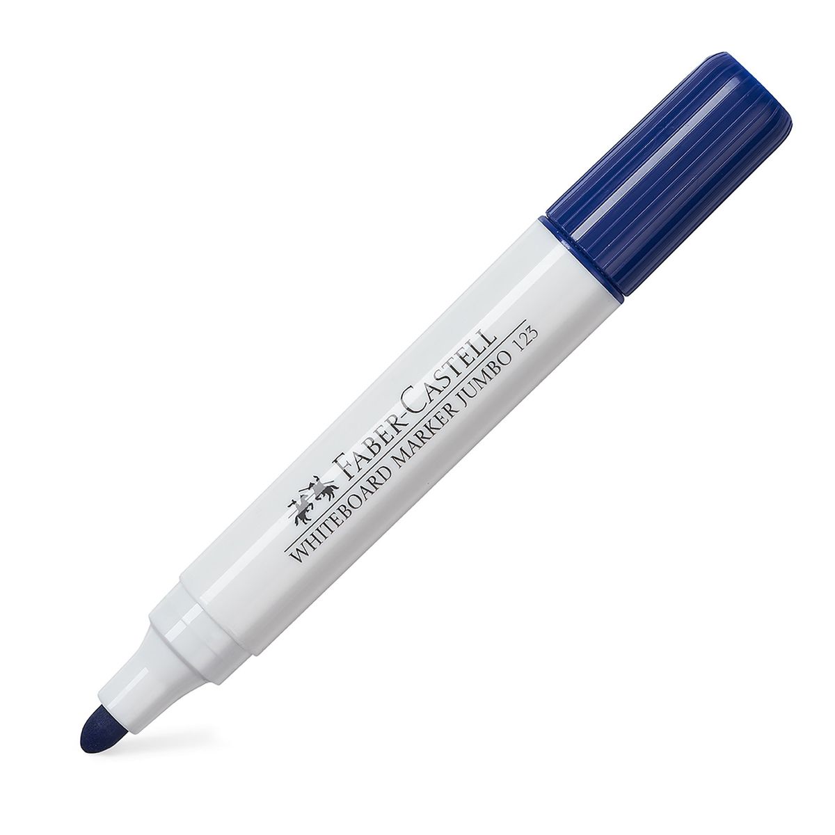 FABER-CASTELL - Marcador Pizarra Blanca Jumbo 123 Faber-Castell Azul