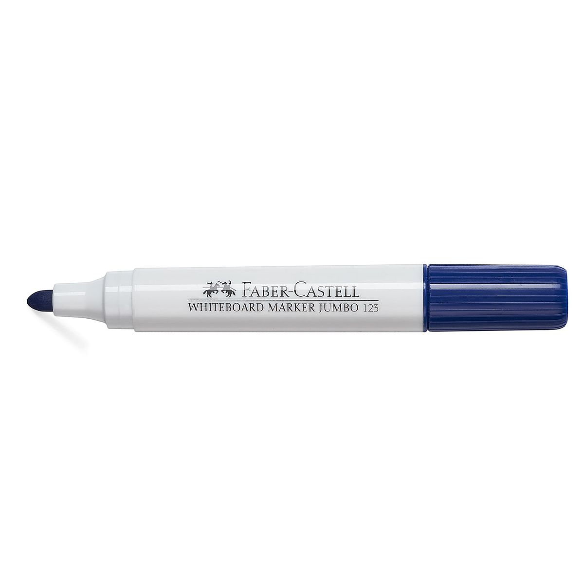 FABER-CASTELL - Marcador Pizarra Blanca Jumbo 123 Faber-Castell Azul
