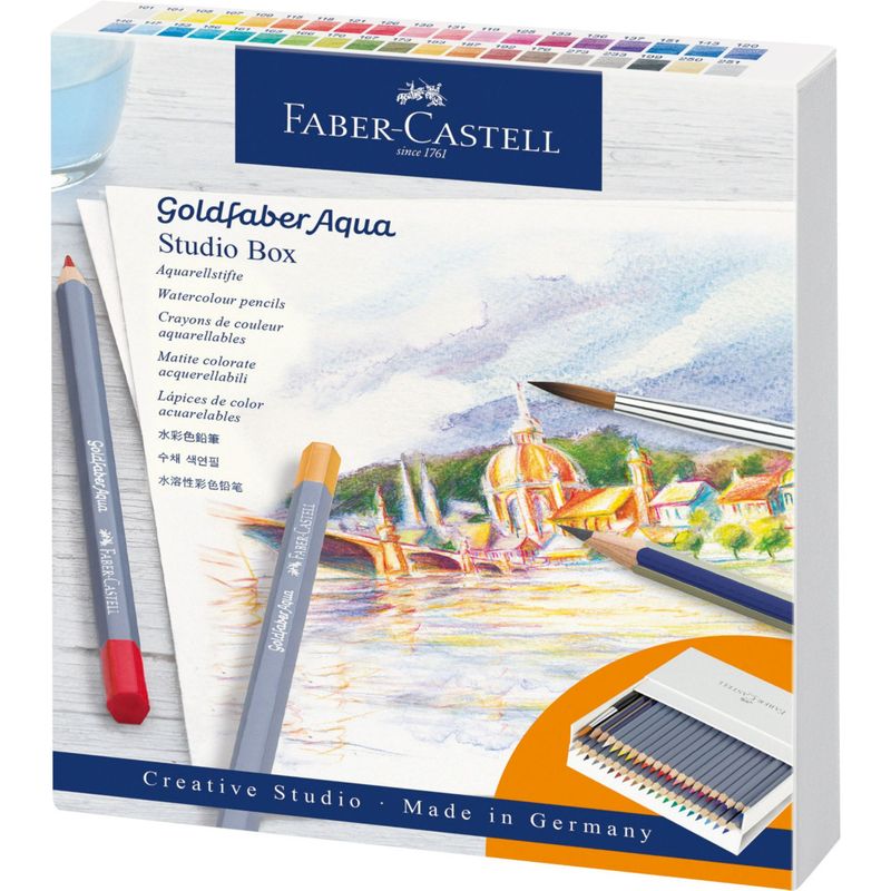 FABER-CASTELL - Lápices de Color Faber-Castell Goldfaber Aqua x38 Color