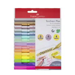 FABER-CASTELL - Destacador Textliner Plus x15 Colores