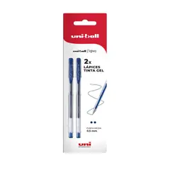 UNI BALL - Lápices Gel Uniball Signo-100 0.5mm x2 azules