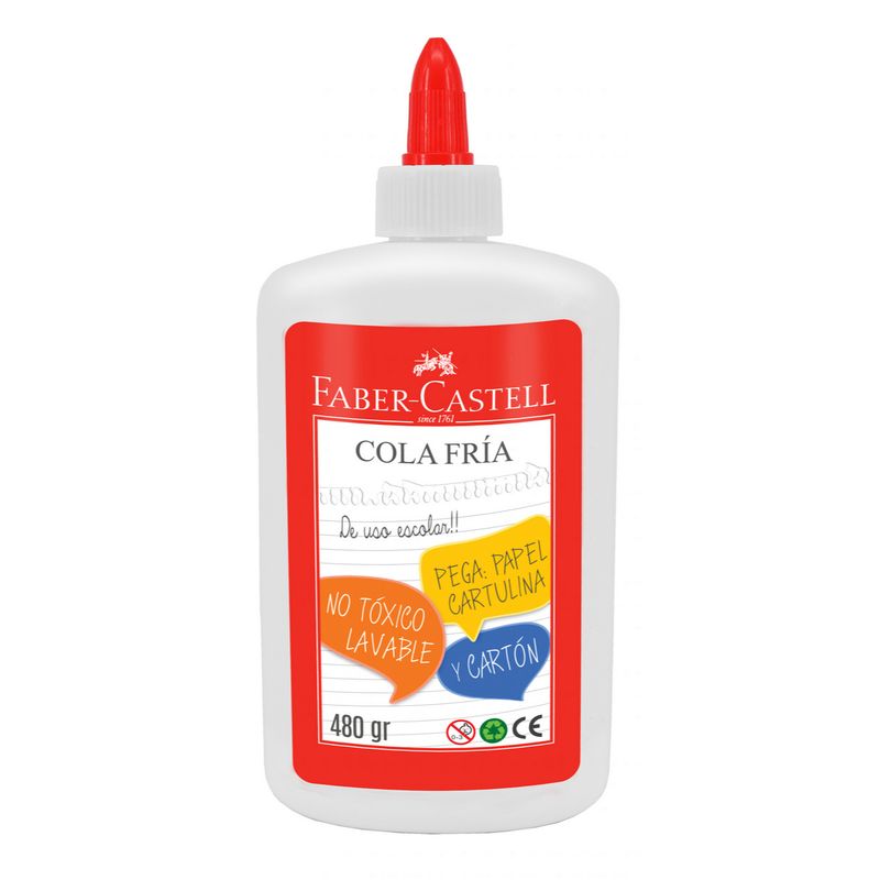 FABER-CASTELL - Cola Fría Escolar Faber-Castell 480g