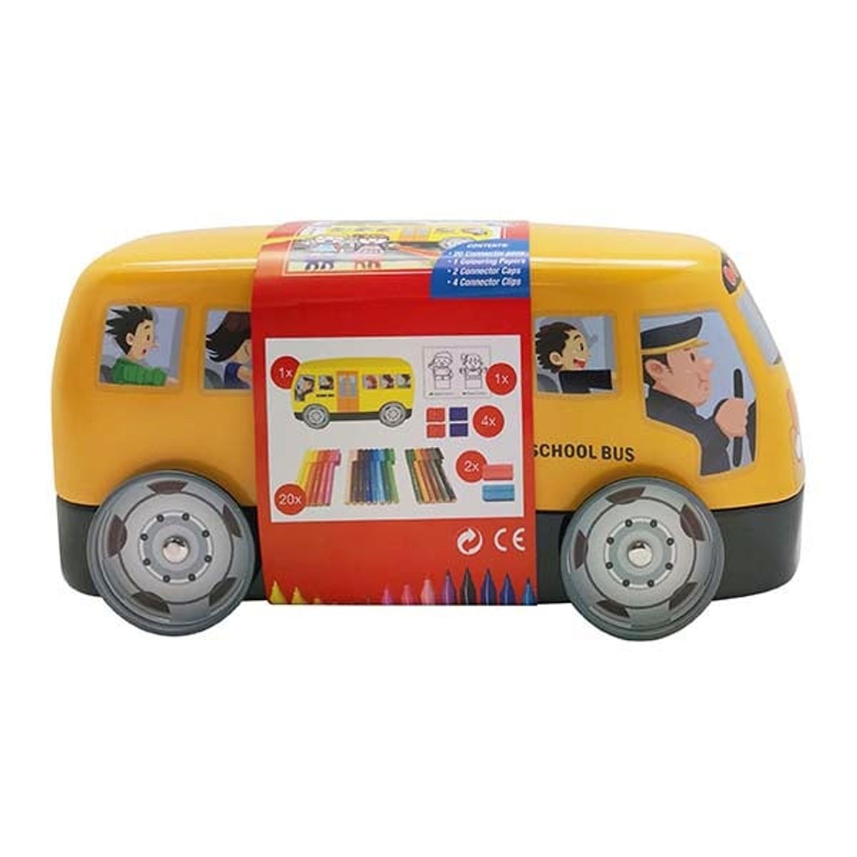 FABER-CASTELL - Marcadores Connector Bus Escolar Faber-Castell x20 Colores