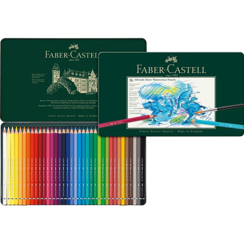 FABER-CASTELL - Lápiz de Color Acuarelable A.Dürer Faber-Castell x36 Colores
