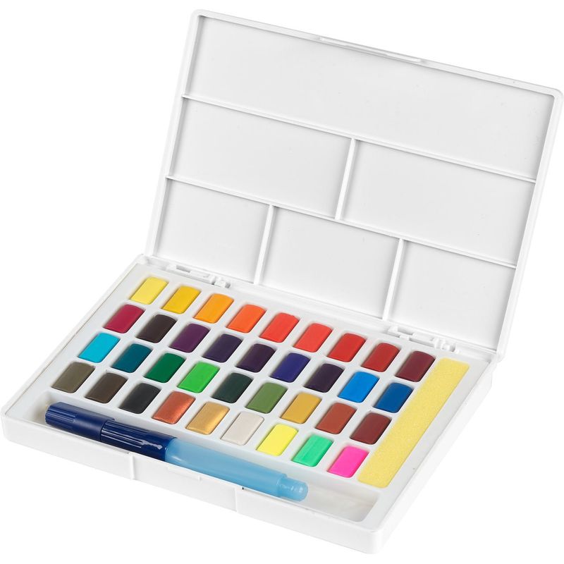 FABER-CASTELL - Acuarelas en pastillas Faber-Castell x36 colores