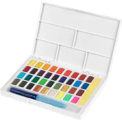 FABER-CASTELL - Acuarelas en pastillas x36 colores