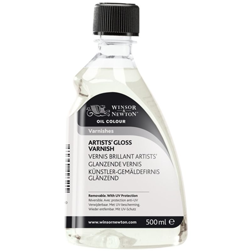 WINSOR AND NEWTON - Barniz Brillante Artists Winsor & Newton 500ml