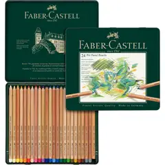 FABER-CASTELL - Lápiz Pitt Pastel Estuche x24 Colores