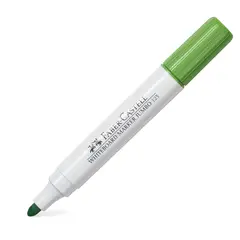 FABER-CASTELL - Marcador Pizarra Blanca Jumbo 123 Verde Limón