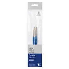 WINSOR AND NEWTON - Set 3 Pinceles Cotman Winsor & Newton Mango Corto V1