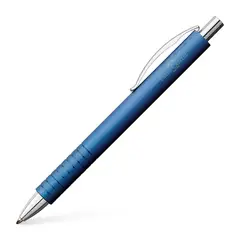 FABER-CASTELL - Bolígrafo Essentio Aluminio B Color Azul