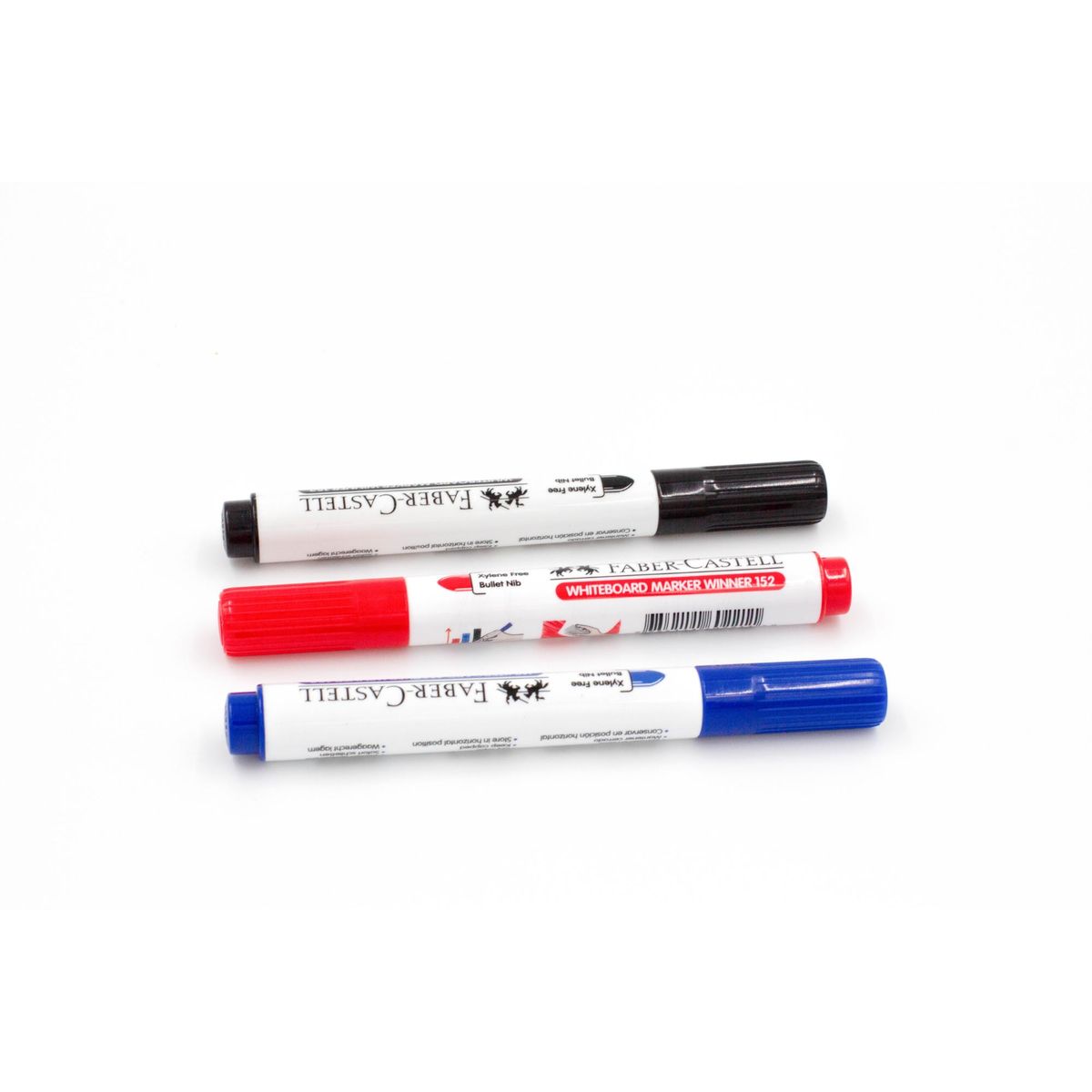 FABER-CASTELL - Marcadores para Pizarra Winner 152 Faber-Castell x3 Colores