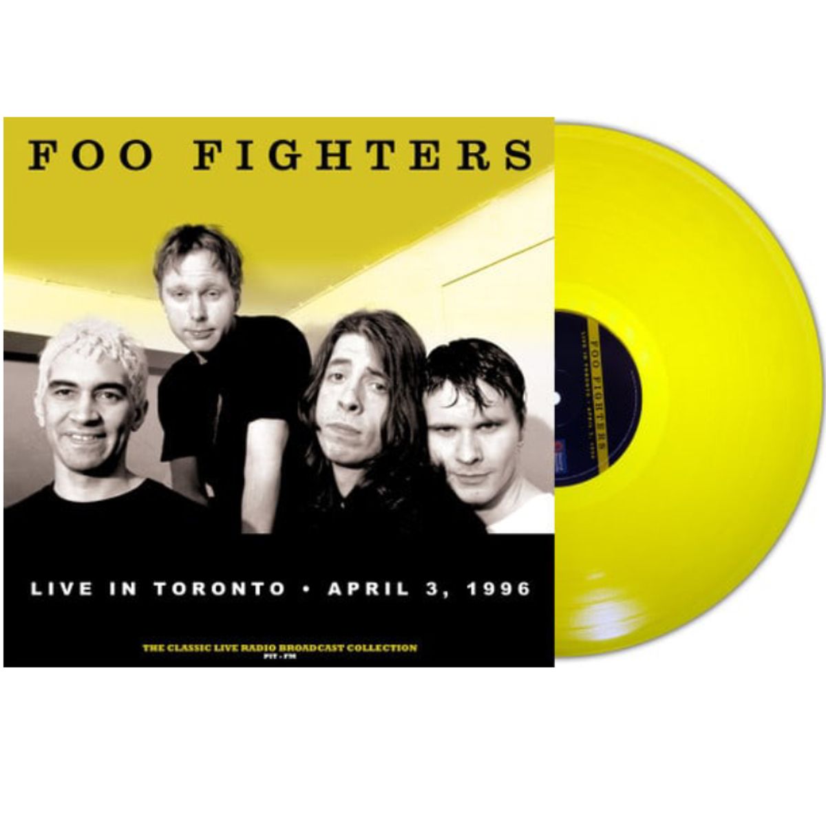 GRUPO LASER DISC - VINILO FOO FIGHTERS/ LIVE IN TORONTO 1996 (YELLOW VINYL) 1LP