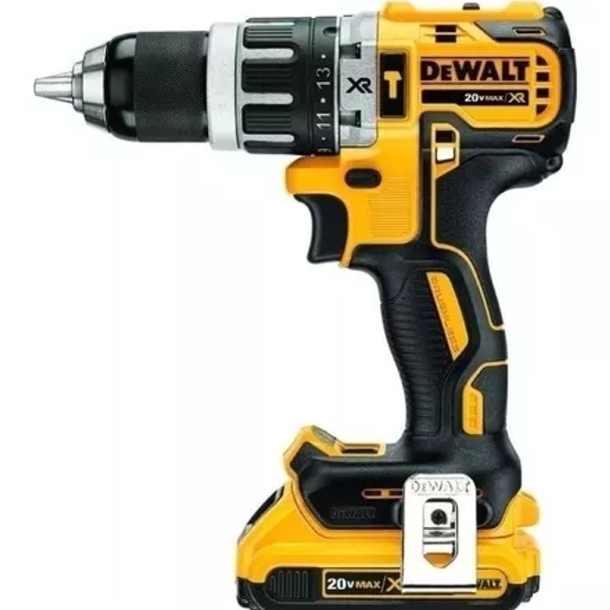 DEWALT - Taladro  Dewalt Atornillador Percutor DCD796  D2 13mm + 2 Bat