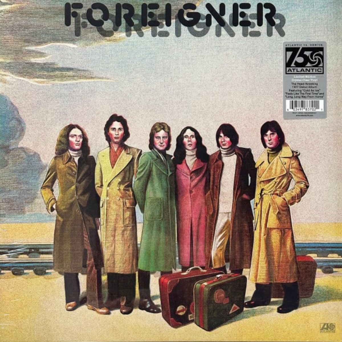 GRUPO LASER DISC - VINILO FOREIGNER FOREIGNER CRYSTAL -CLEAR VINIL 1LP