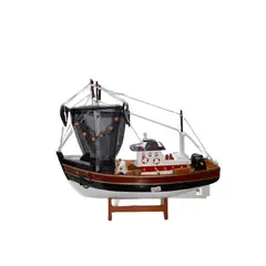 GENERICO - Figura decorativa de Barco Pesquero en Madera