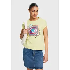 ESPRIT - Polera Con Estampado Frontal Mujer