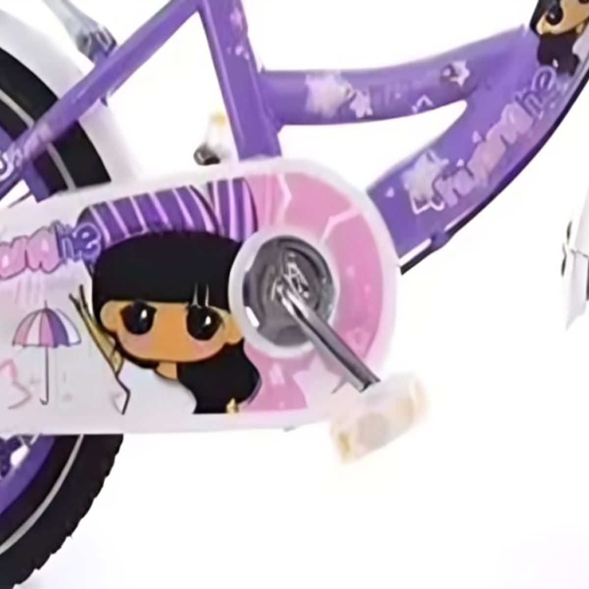 OEM - Bicicleta Infantil Con Canasto Y Ruedas De Apoyo Aro 12