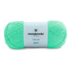 REVESDERECHO - Lana Soft 100grs - Verde Agua 0003