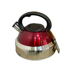 DORAL - Tetera 5 Litros Acero Inoxidable Premium Bekker roja