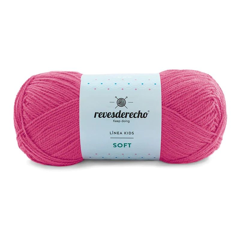 REVESDERECHO - Lana Soft 100grs - Fucsia 0007