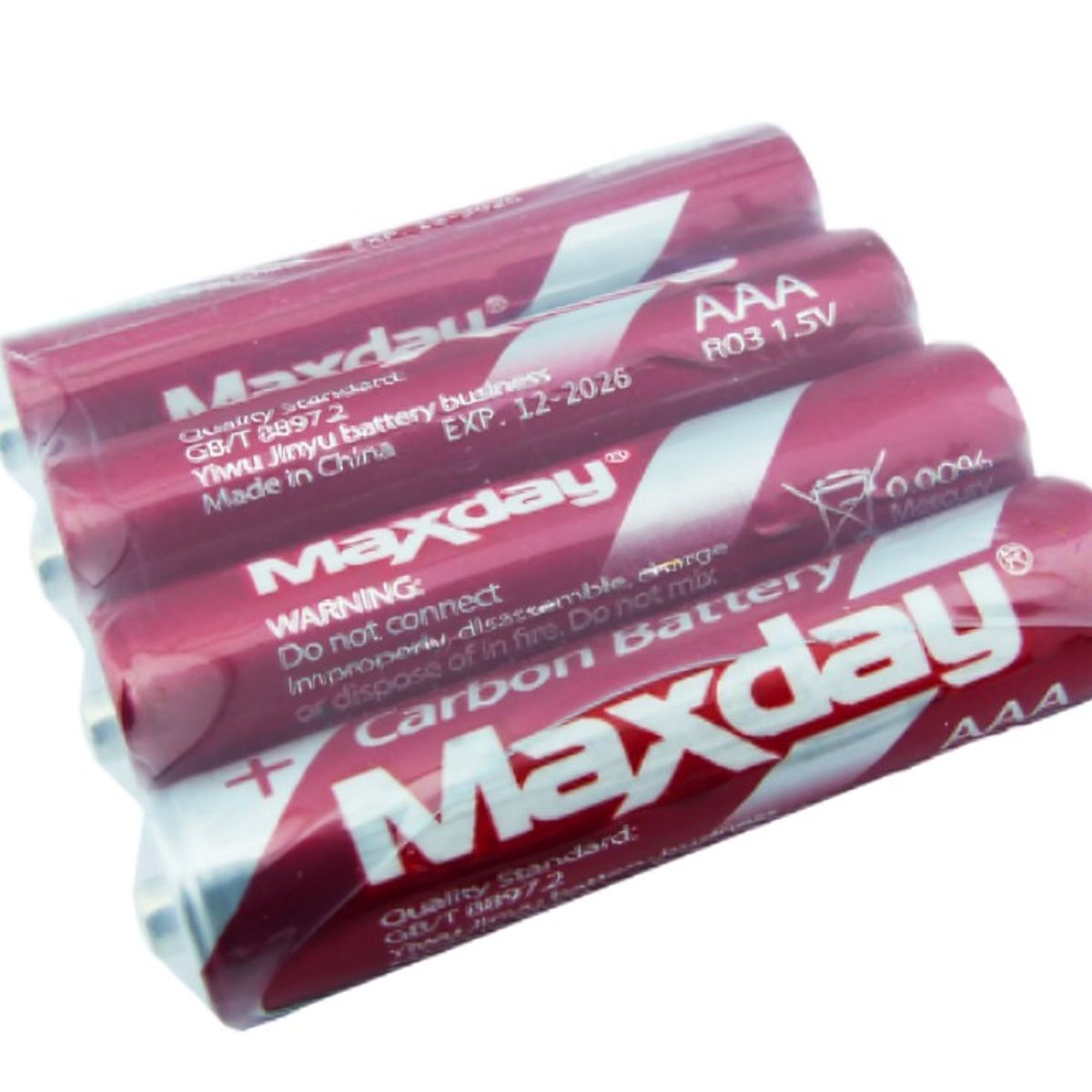 OEM - PILA MAXDAY AAA SET X 60 PCS CARBON