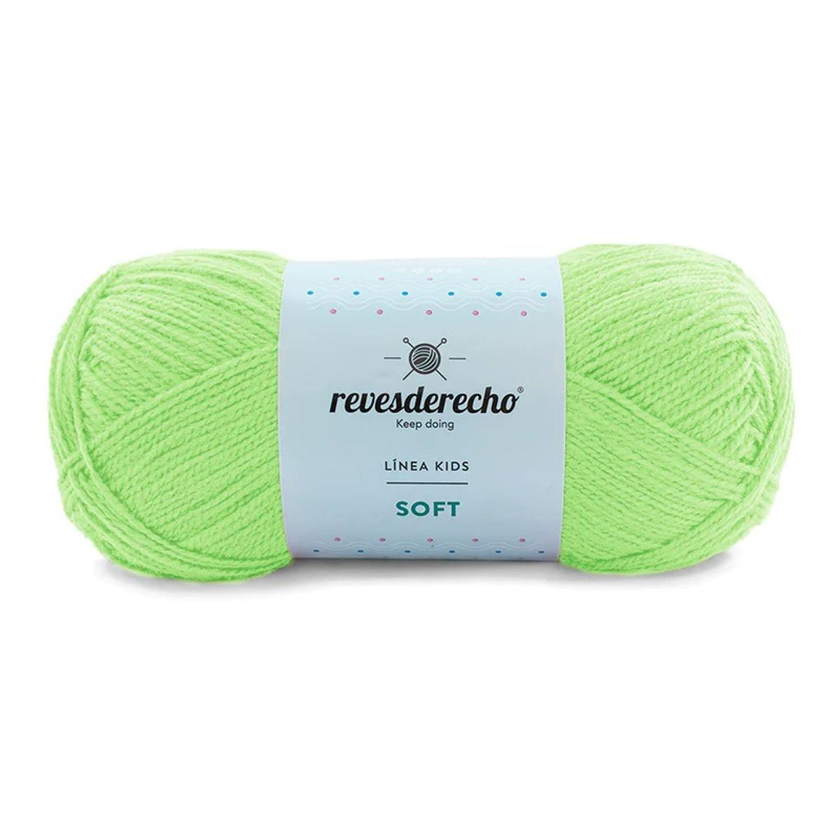 REVESDERECHO - Lana Soft 100grs - Verde Menta 0011