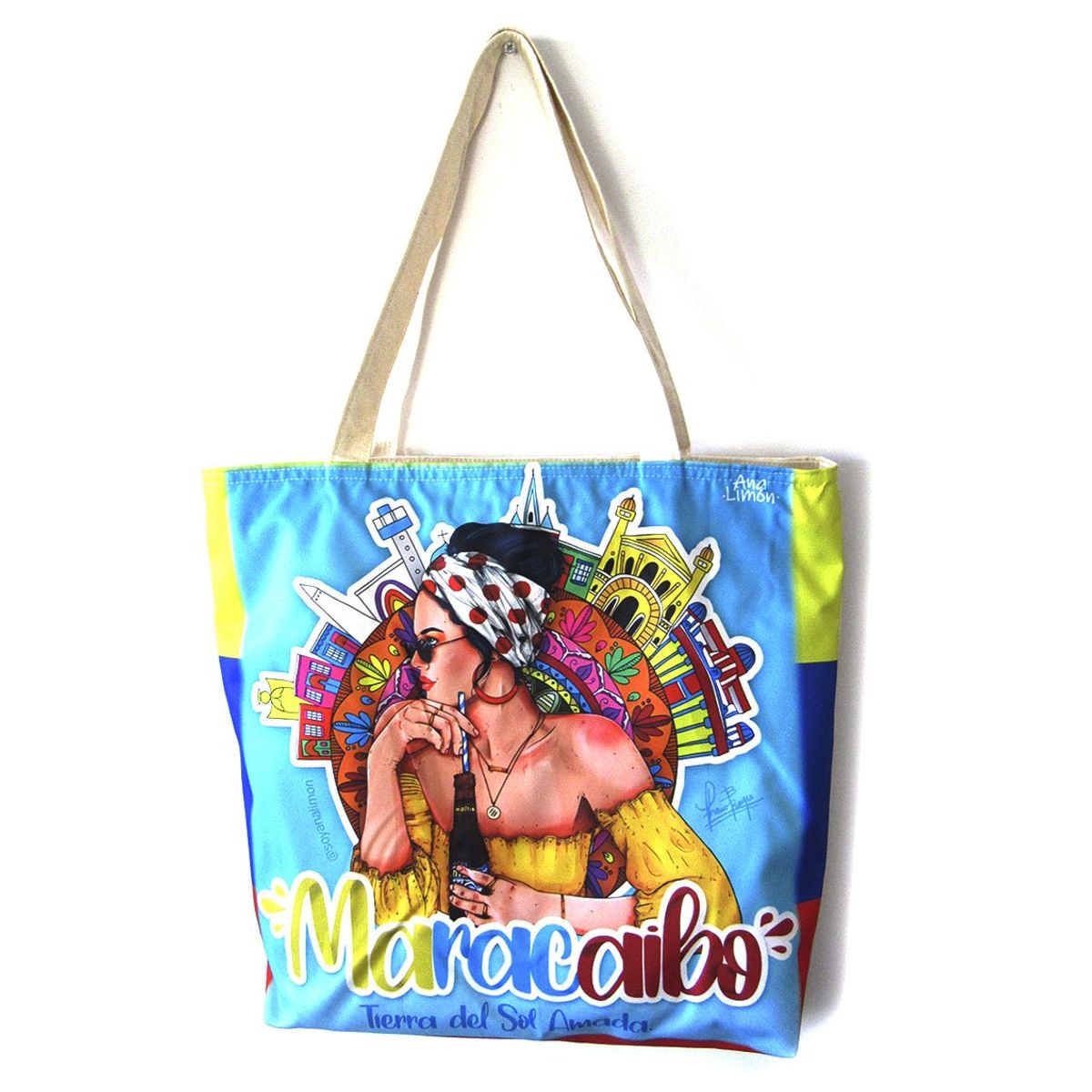 GENERICO - Bolso De Compras Resistente Estampados De Maracaibo