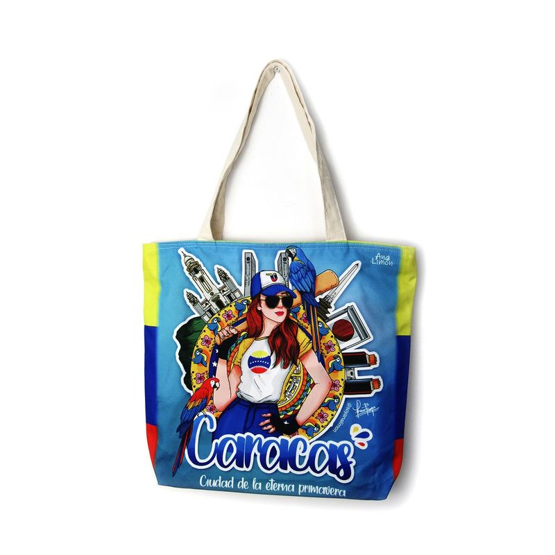 GENERICO - Bolso De Compras Resistente Estampados De Caracas