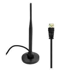 GENERICO - Antena Coaxial HD Magnetica y Cable de 3 Metros