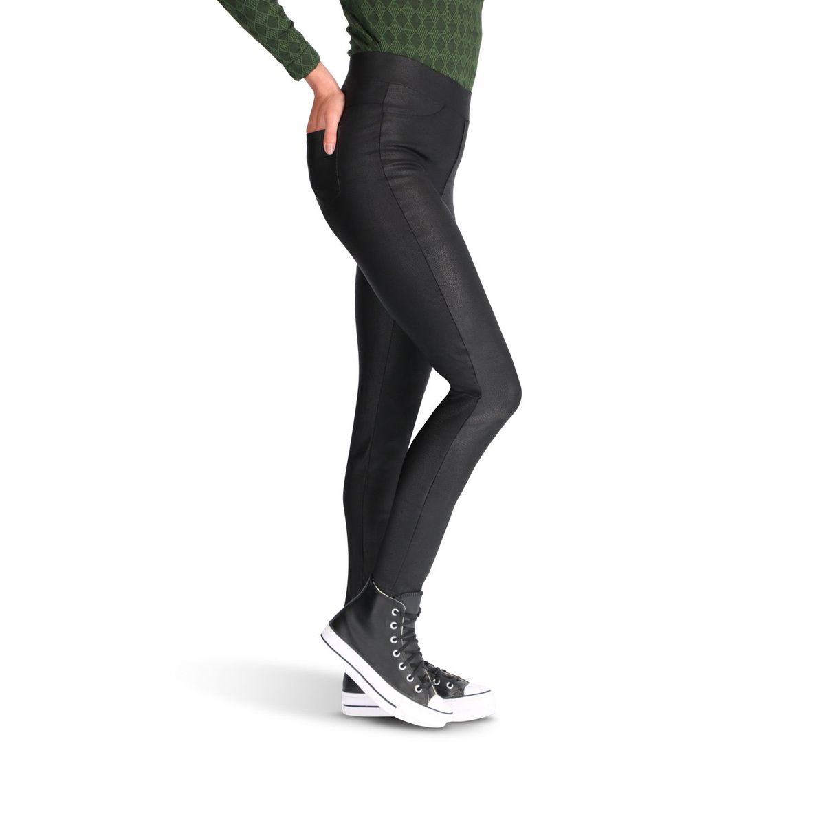 CAFFARENA - Legging Viscosa Mujer skinny Caffarena