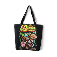 GENERICO - Bolso De Compras Resistente Estampados De Peru Tigre