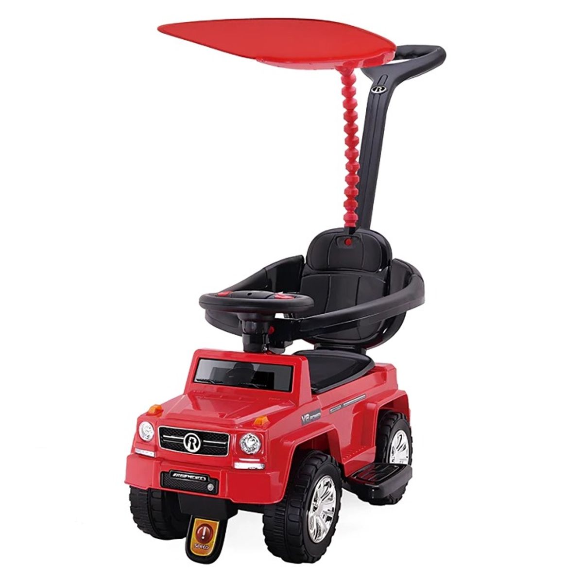 OEM - CORREPASILLO CON TOLDO JEEP ROJO