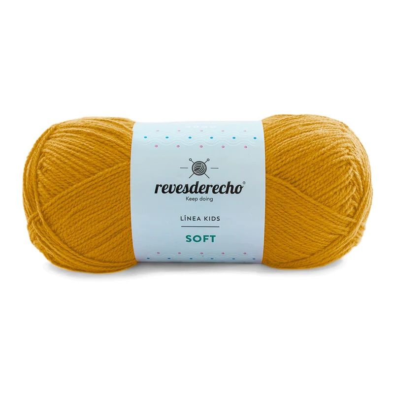 REVESDERECHO - Lana Soft 100grs - Mostaza 0832