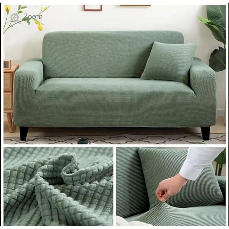 ANGELES DEL HOGAR - Fundas Para Sofa Cubresillones Texturisado cuadrille 3 cuerpos