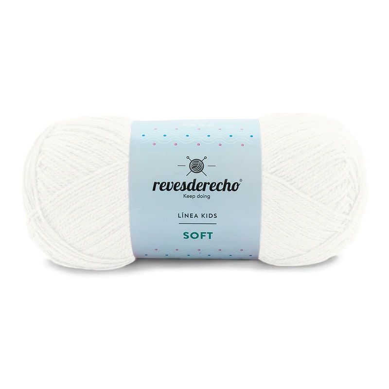 REVESDERECHO - Lana Soft 100grs - Blanco 1102