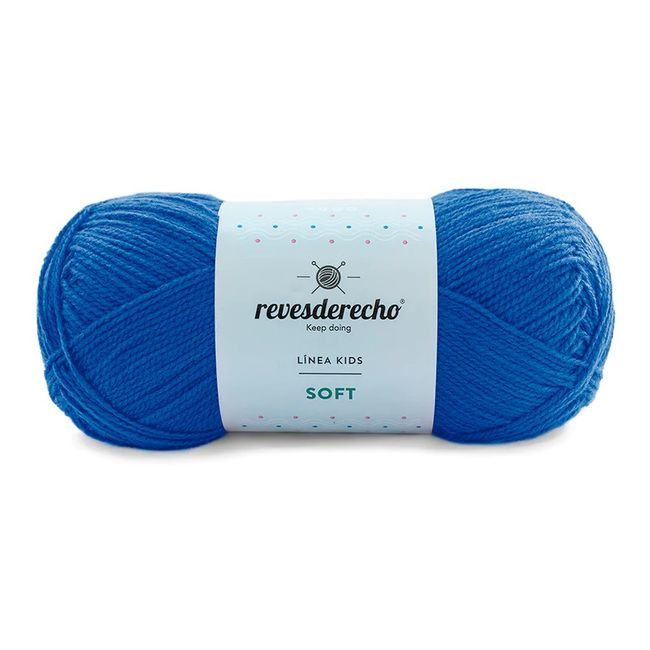 REVESDERECHO - Lana Soft 100grs - Azul Rey 0817