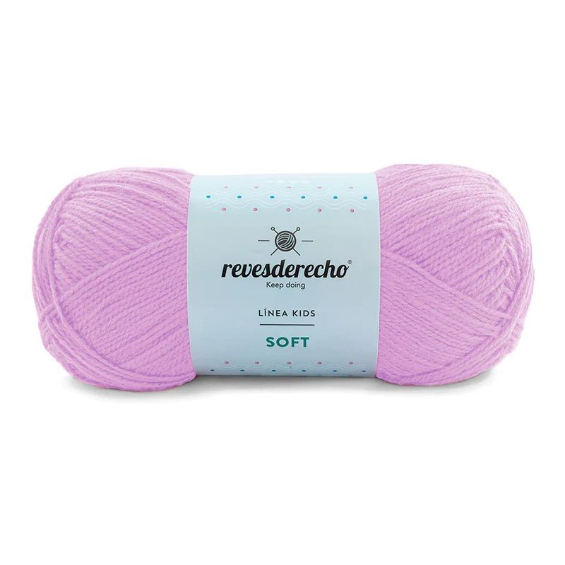 REVESDERECHO - Lana Soft 100grs - Lila Claro 3952