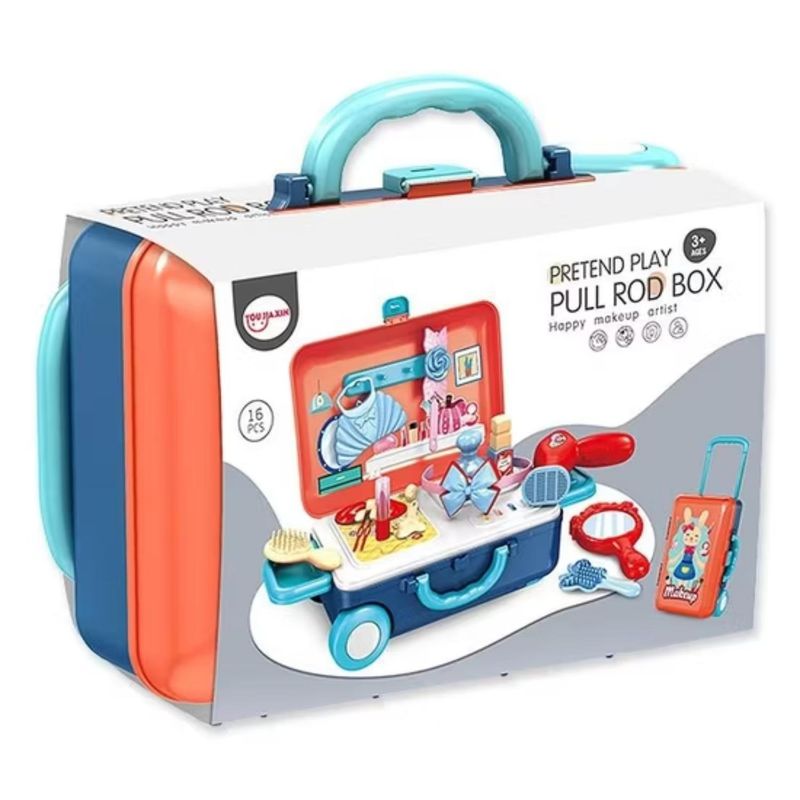 GENERICO - PRETEND PLAY 16 PCS MAKEUP ARTIST