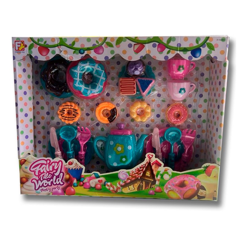 GENERICO - SET COCINA GAIRY TALE WORLD 20 PIEZAS