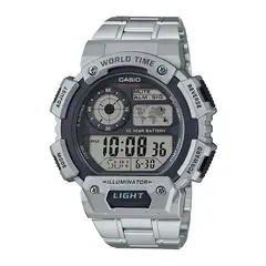CASIO - Reloj AE-1400WHD-1AVDF Resina Juvenil Plateado