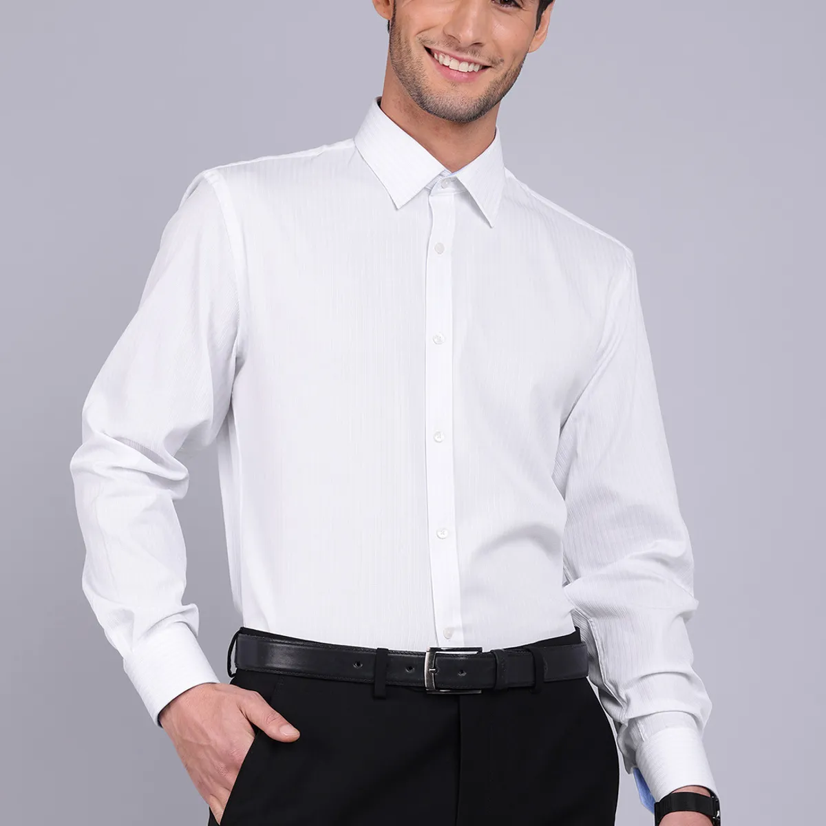 ARROW - Camisa Formal Texturada Spandex Arrow ARROW