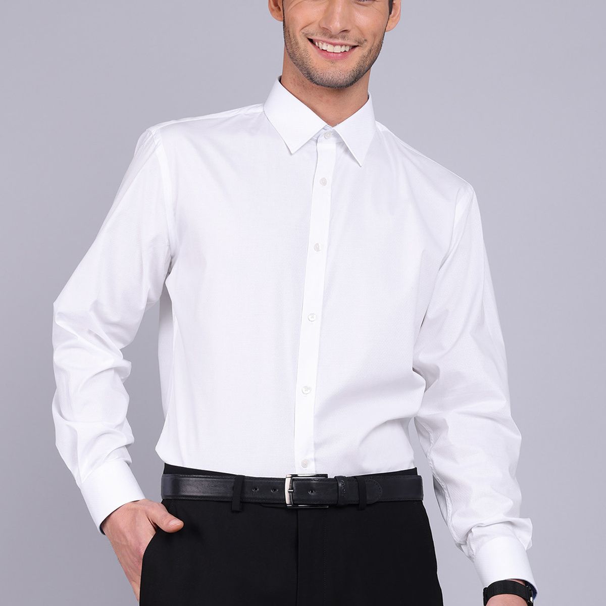 ARROW - Camisa Formal Texturada Spandex Arrow ARROW