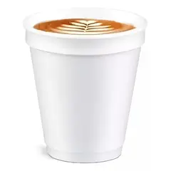 GENERICO - 100X Vasos Desechables Cafe Vasos Plumavit Termico Vaso 6oz177ml